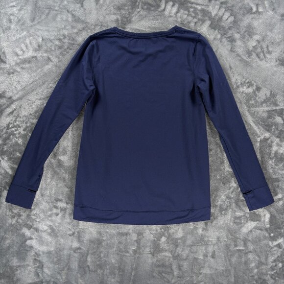 Under Armour ColdGear Auburn Tigers Women S Navy Long Sleeve Shirt Loose Fit - Picture 2 of 11